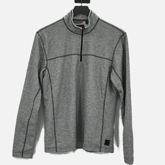 Vintage 1946 Heathered Gray Quarter Zip Pullover - NWOT - Size Medium - Picture 1 of 7